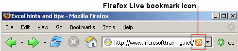 using RSS in mozilla firefox