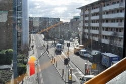 branch road from platform