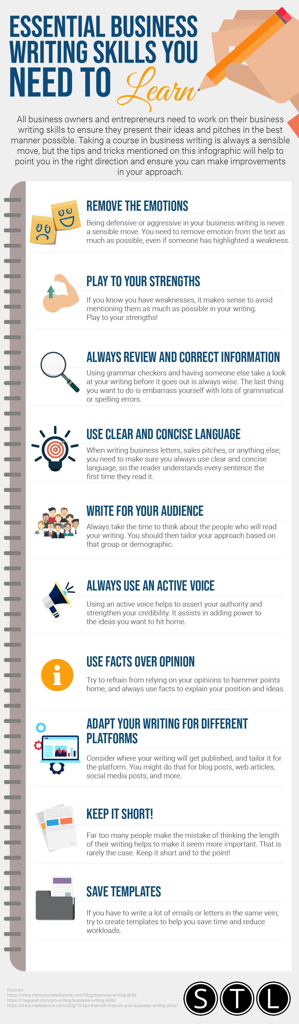5 Tips for Better Business Writing | blogger.com business writing tips