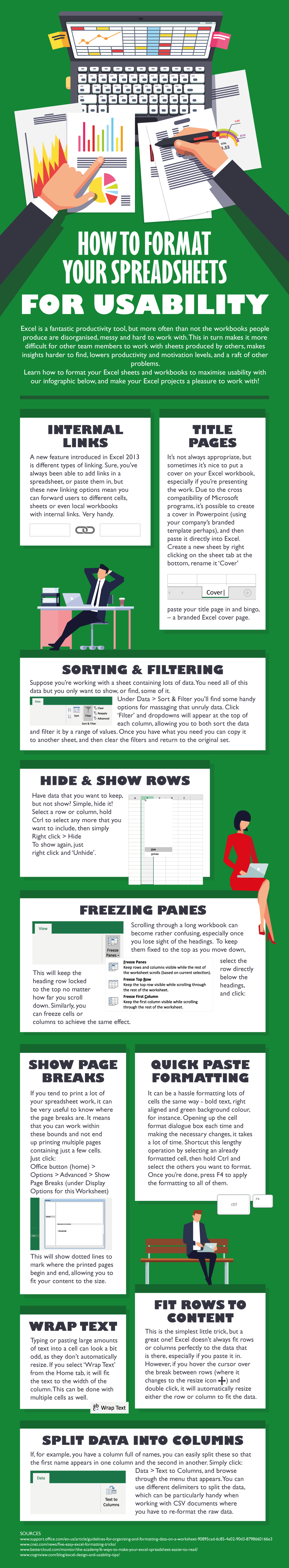 10 Ways to Format Your Excel Sheets for Usability