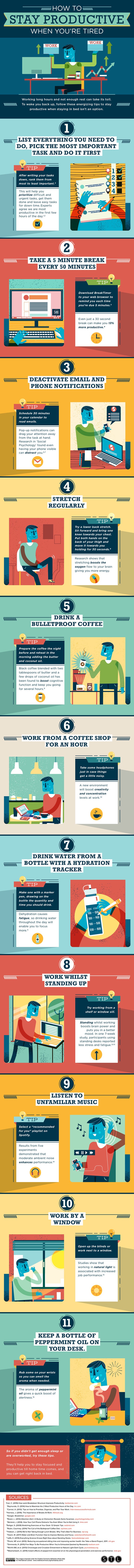 How to stay productive when you're tired