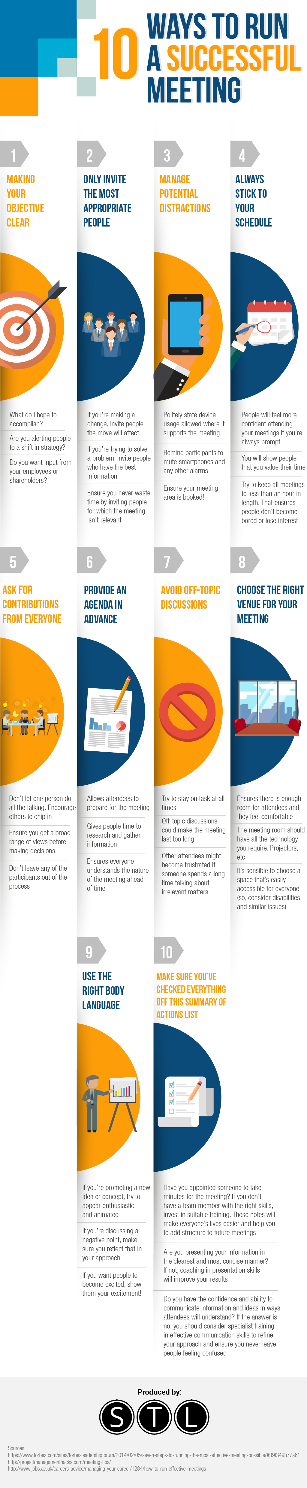 Ten ways to run a successful meeting