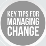 Infographic with advice for organisational change