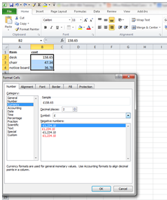Formatting cells in Excel with currency – STL – Blog