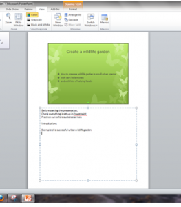 Notes-Page-view-Powerpoint-training