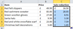 fill-percent-excel-courses-london