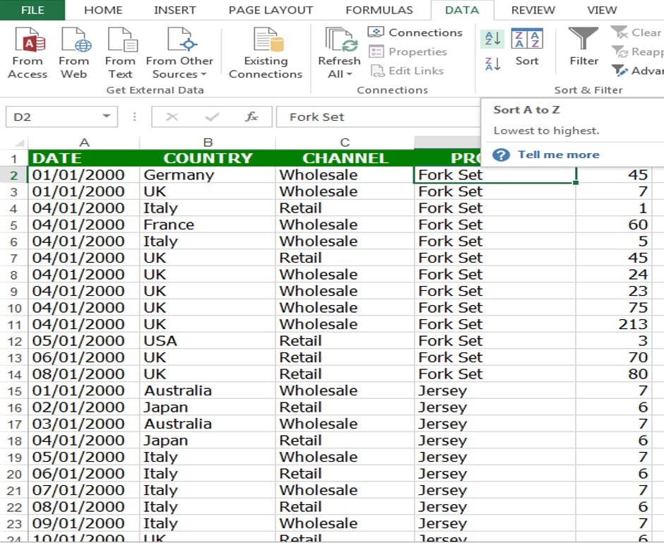 Using Subtotal in Excel – STL – Blog