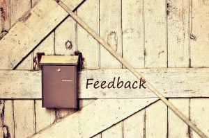 Feedback is essential