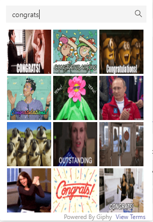 Gif menu