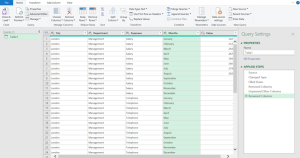 Power Query Editor