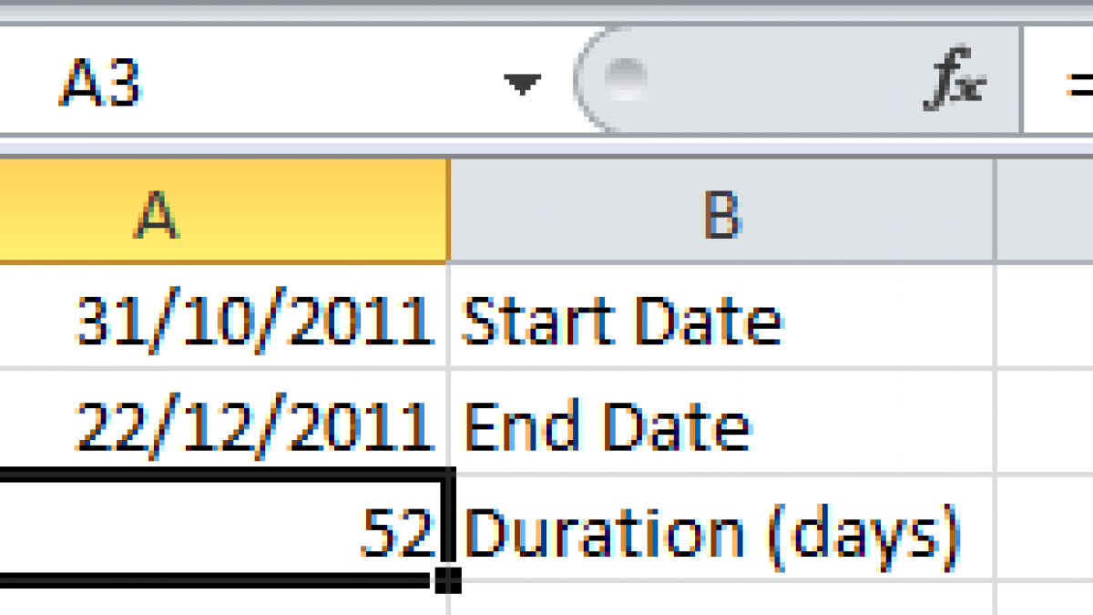 Excel training:Calculating with Dates – STL – Blog